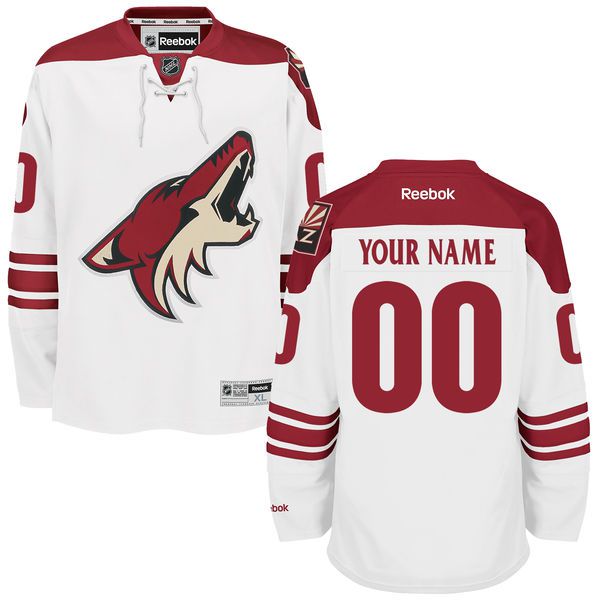 Reebok Arizona Coyotes NHL Men Premier NHL Jersey - White->->NHL Jersey